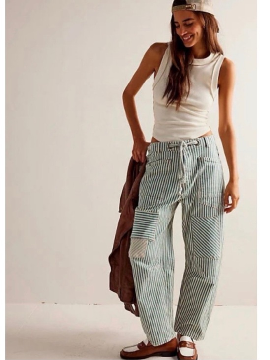 We The Free Denim - SOLD LIKE ITEMS IN CLOSET
Free People Moxie Barrel Pants Railroad
